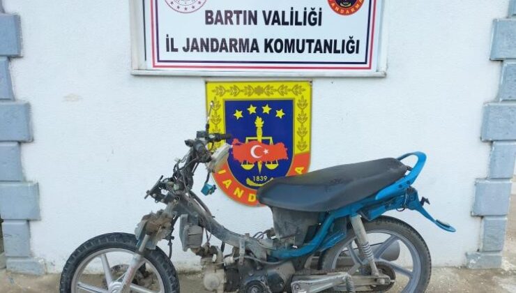 Çaldığı motosikletle yakalandı