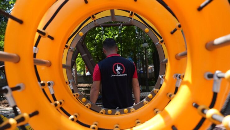 Kent park’a yeni çocuk parkı