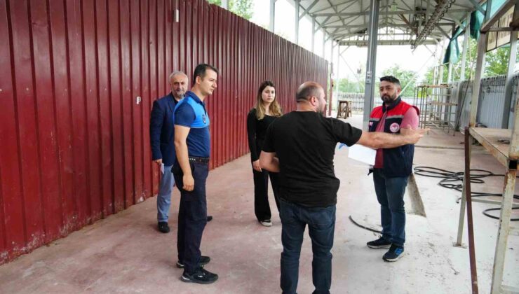 Kurban satış ve kesim yerleri kontrol ediliyor