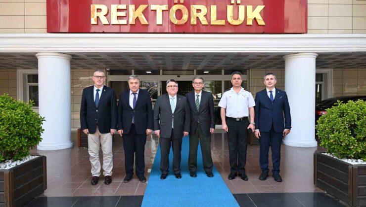 Prof. Dr. Sami Güçlü’den Rektör Özölçer’e ziyaret