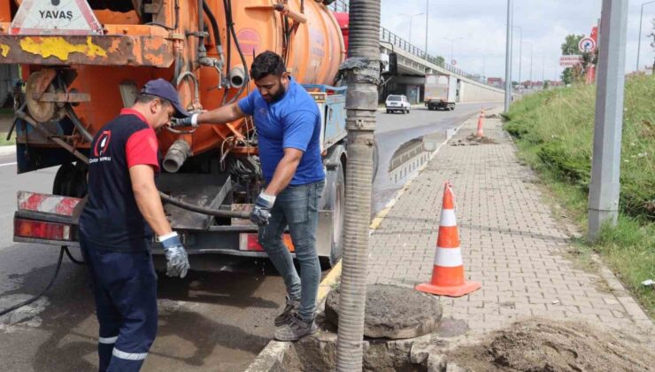 Su hatlarında yaşanan arızalara hızlı müdahale