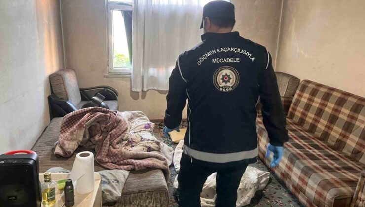 Yurda kaçak yollarla girdiği tespit edilen yabancı uyruklu 6 kişi yakalandı