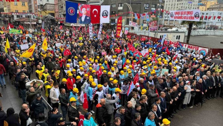 Zonguldak’ta 1 Mayıs Emek ve Dayanışma Günü coşkuyla kutlandı