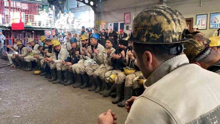 Zonguldak’ta maden işçileri; Soma’da ölen 301 maden şehidini andı