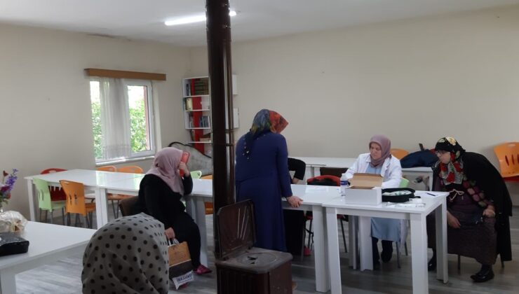 Sağlık ekipleri köylünün ayağına gidiyor