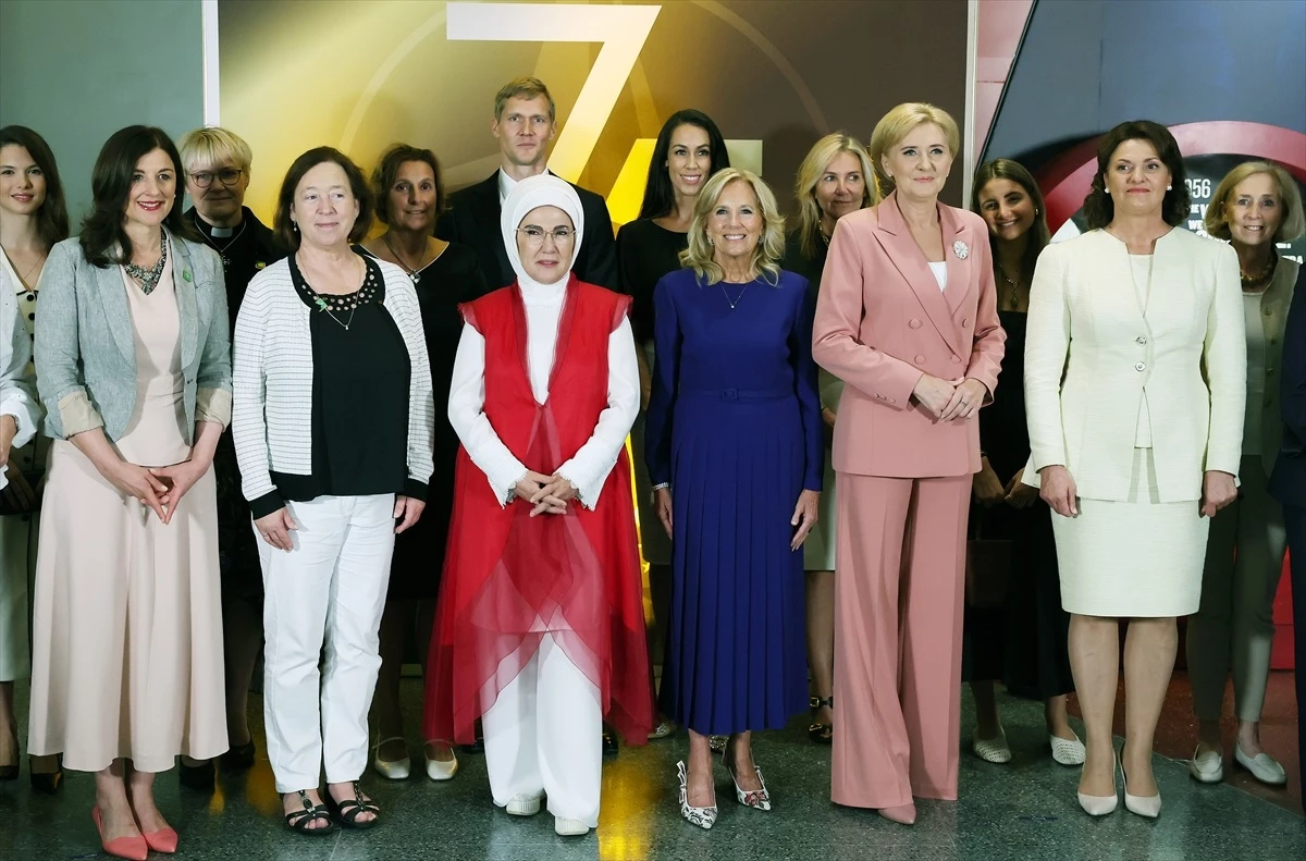 Emine Erdoğan, Jill Biden’ın ev sahipliğindeki resepsiyona katıldı