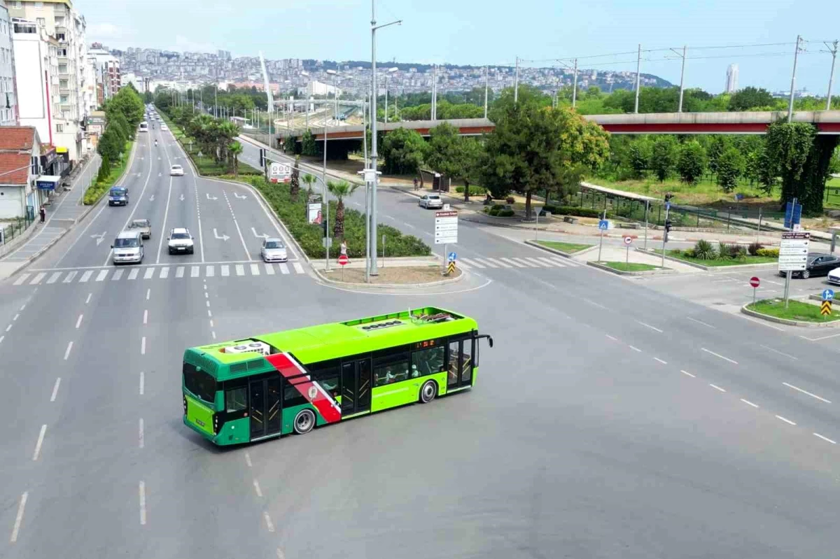 Samsun’da Lityum Pilli Elektrikli Otobüsler Hizmete Girdi