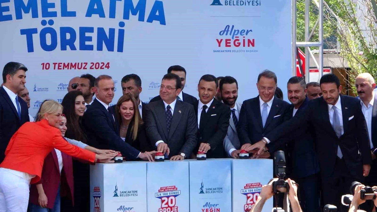 Sancaktepe Belediyesi ‘İlk 100 Günde 20 Proje’ Kapsamında Toplu Temel Atma Töreni Düzenledi