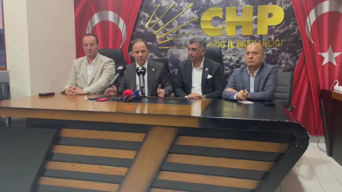 CHP Heyeti Eti Krom İşçilerine Destek İçin Elazığ’a Geldi