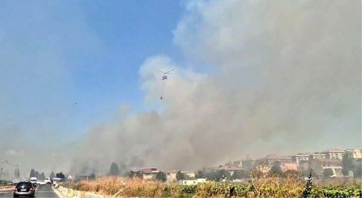 Silivri’de Büyük Yangın: Çiftlik Bölgeleri Tamamen Yanmış Durumda