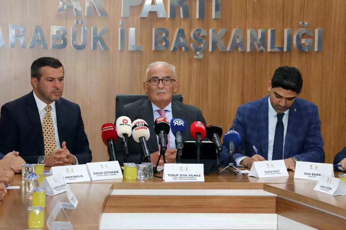 AK Parti Genel Başkan Yardımcısı Yusuf Ziya Yılmaz, CHP’ye Yüklendi