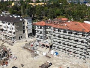 Karabük Anadolu İmam Hatip Lisesi inşaatının yüzde 60’ı tamamlandı