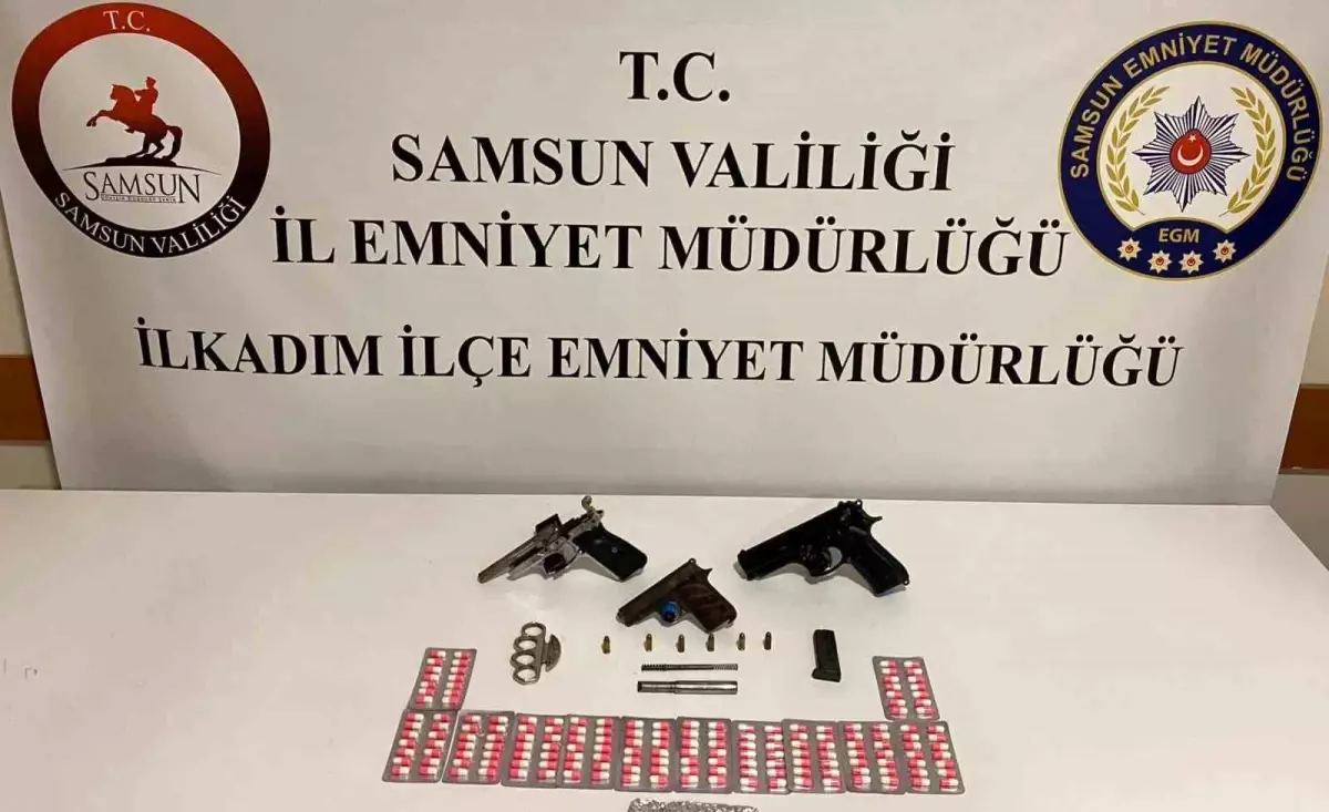 Samsun’da Silah ve Uyuşturucu Operasyonu