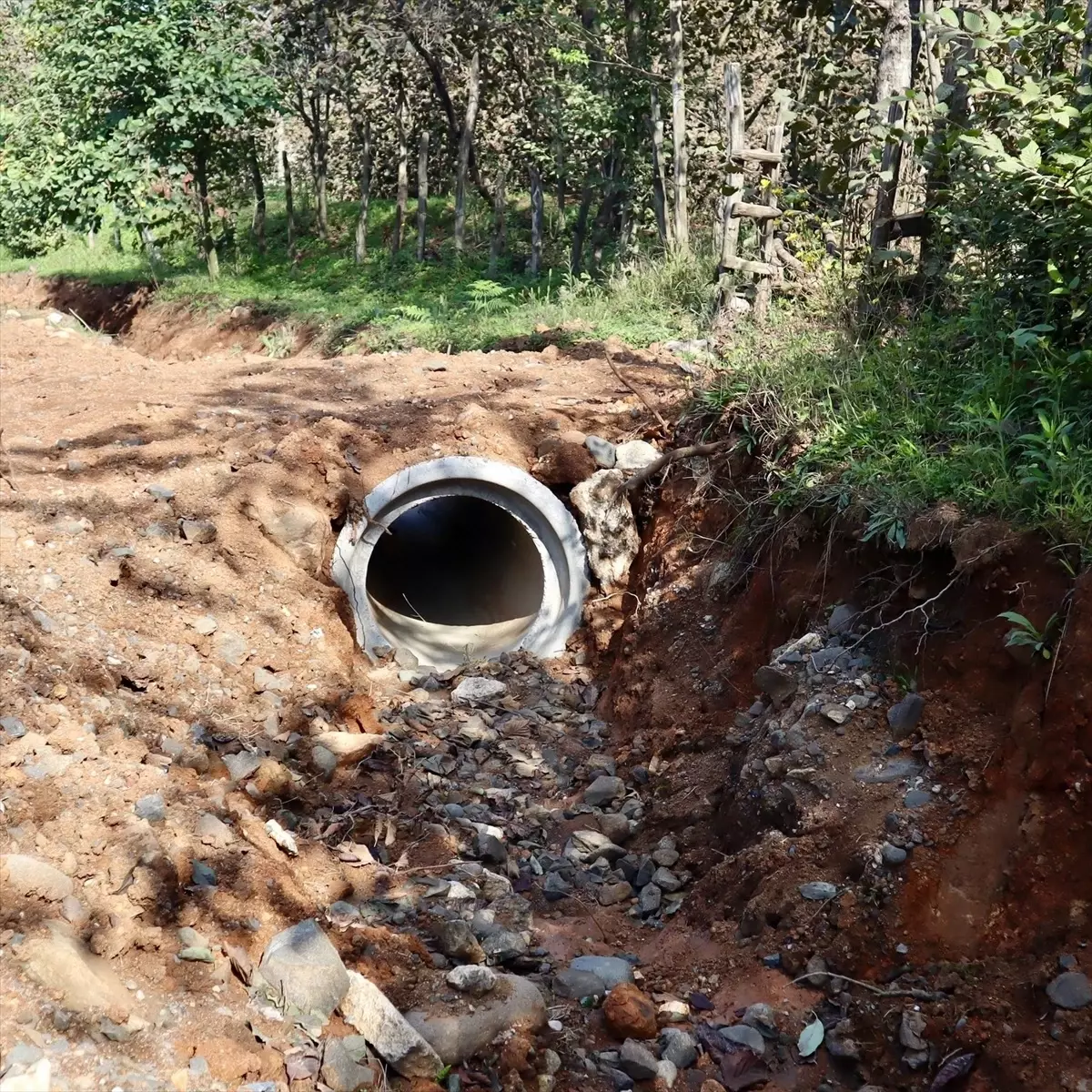 Terme’de Yol Düzenleme Çalışmaları