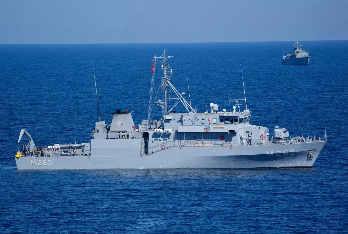 Türk Deniz Kuvvetleri’nden Mayın Harekatı Tatbikatı