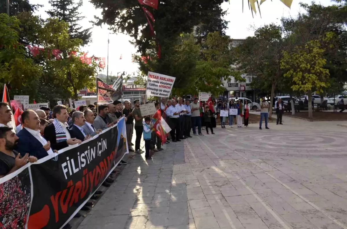 Adıyaman’da Filistin’e Destek Yürüyüşü Düzenlendi