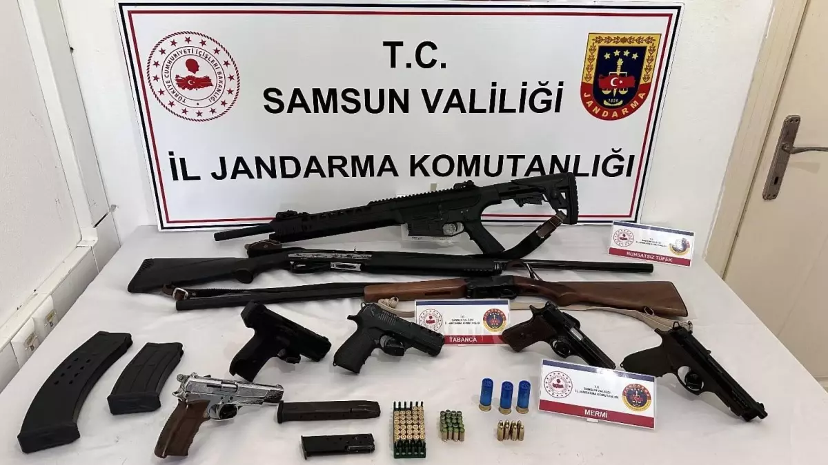 Samsun’da Silah Kaçakçılığı Operasyonu