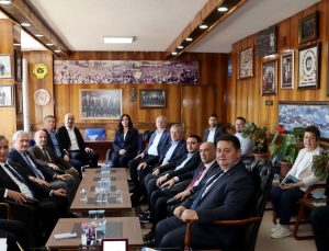 CHP heyeti ve Parti Meclis Üyesi Barut’tan GMİS’e ziyaret
