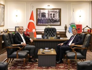 Tahsin Erdem eski bakan Hasan Gemici’yi ağırladı