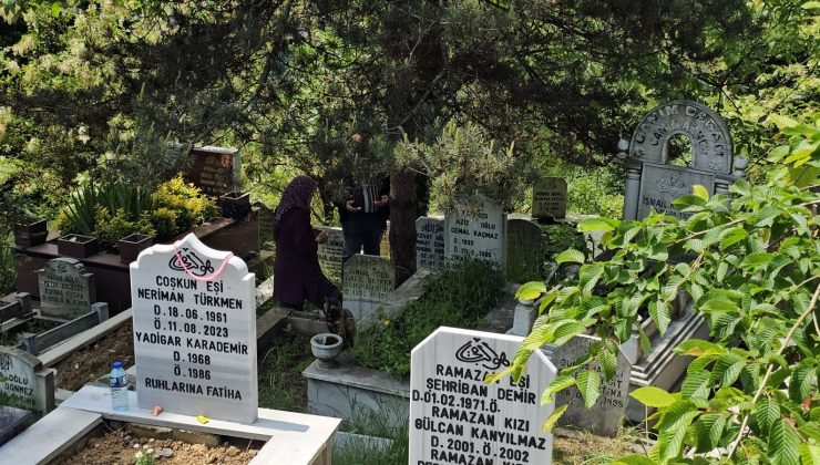 Zonguldak’ta bayram öncesi kabristanlara ziyaretçi akını