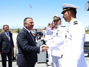 Vali Hacıbektaşoğlu’ndan TCG Kilimli Gemisi’ne Ziyaret