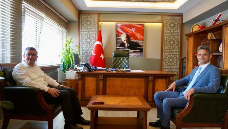 Çaycuma Kaymakamı Kaya, eski meslektaşı Keçeli’yi ağırladı