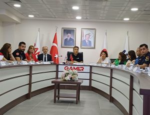 Sel felaketlerine karşı masa başı tatbikatı yaptılar