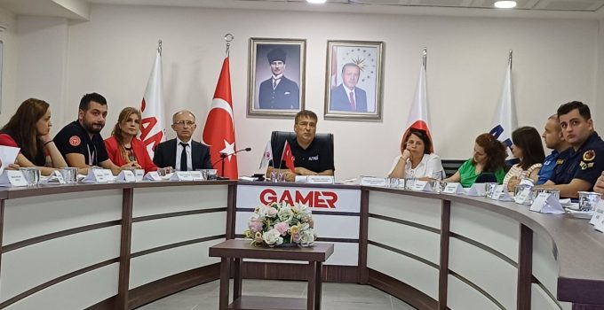 Sel felaketlerine karşı masa başı tatbikatı yaptılar