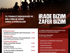 Zonguldak’ta 15 Temmuz etkinlik programı belli oldu