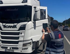 Zonguldak’ta ticari taşıtlara yönelik denetimlerde 87 araca ceza kesildi