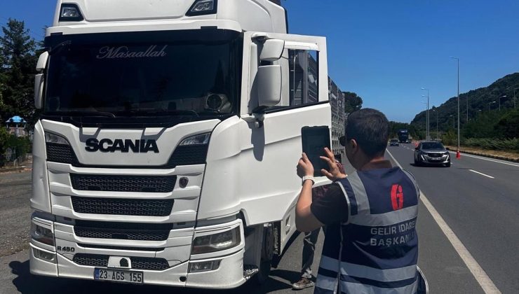 Zonguldak’ta ticari taşıtlara yönelik denetimlerde 87 araca ceza kesildi