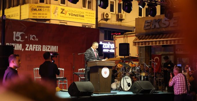 Zonguldak’ta 15 Temmuz Demokrasi ve Millî Birlik Günü Kapsamında Anma Programları Düzenlendi
