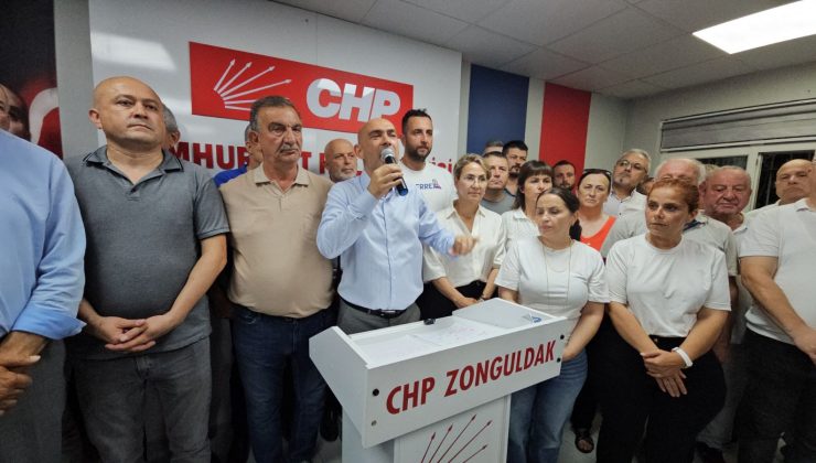 CHP Zonguldak örgütünden tasfiye kararına tepki, “Hükümsüzdür”
