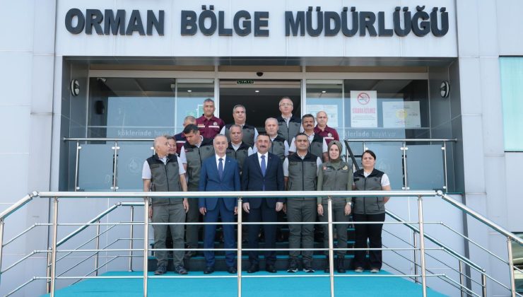 Vali Hacıbektaşoğlu’ndan Orman Bölge Müdürlüğü’ne Ziyaret