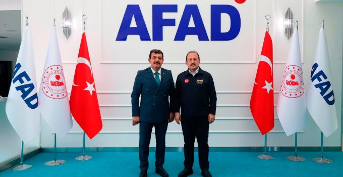 AFAD Başkanı Ali Hamza Pehlivan ile Zonguldak’ın Öncelikli Taleplerini Görüşüldü