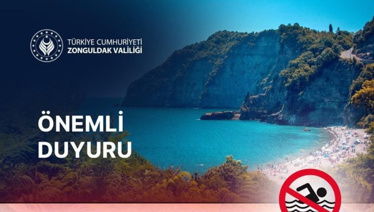 Zonguldak Valiliği’nden uyarı: 2 gün boyunca denize girmek yasaklandı