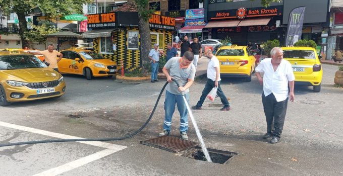 Kdz. Ereğli Belediyesi, su taşkınlarına karşı önlem alıyor