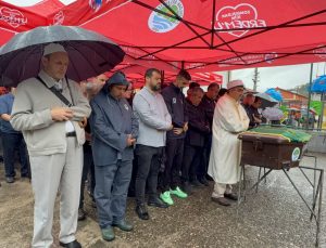 Rusyadaki İHA saldırısında hayatını kaybeden denizce memleketinde toprağa verildi