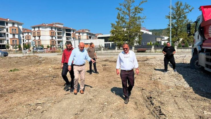 Gökçebey’de imar yolu çalışmaları sürüyor