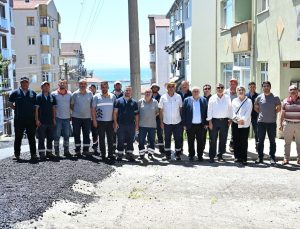 Kdz. Ereğli’de sıcak asfalt çalışmaları kesintisiz sürüyor