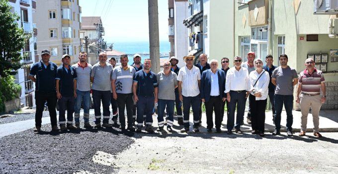 Kdz. Ereğli’de sıcak asfalt çalışmaları kesintisiz sürüyor
