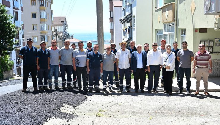 Kdz. Ereğli’de sıcak asfalt çalışmaları kesintisiz sürüyor