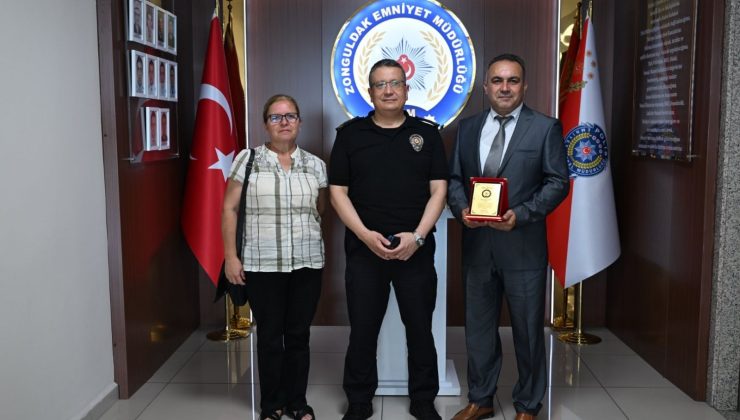 Zonguldak’ta 30 Yıllık Polis Memuruna Veda