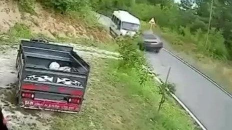 Kaptaş’ta 4 kişinin yaralandığı feci kazanın görüntüleri ortaya çıktı