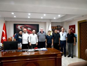 Alaplı’dan milli güreşçilerden başkana ziyaret