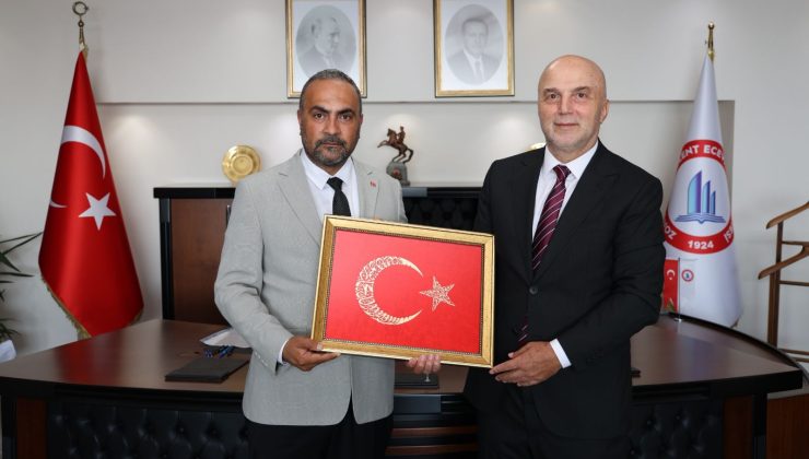 BARÜ Rektörü Prof. Dr. Akkaya’dan Rektör Prof. Dr. Ulusoy’a Hayırlı Olsun Ziyareti