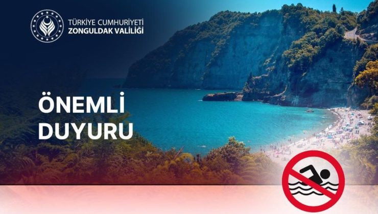 Zonguldak’ta denize girmek yasaklandı