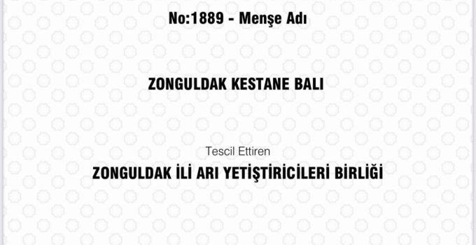 Milletvekili Avcı, “Zonguldak kestane balımız artık coğrafi işaretli”