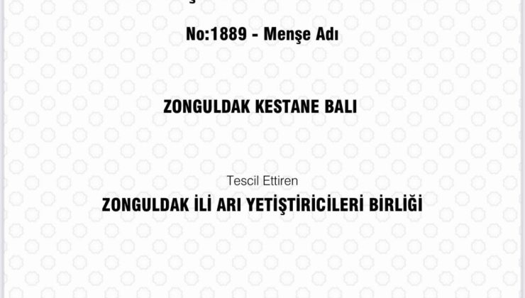 Milletvekili Avcı, “Zonguldak kestane balımız artık coğrafi işaretli”