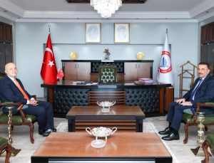 Vali Hacıbektaşoğlu, BEUN Rektörü Ulusoy’u ziyaret etti